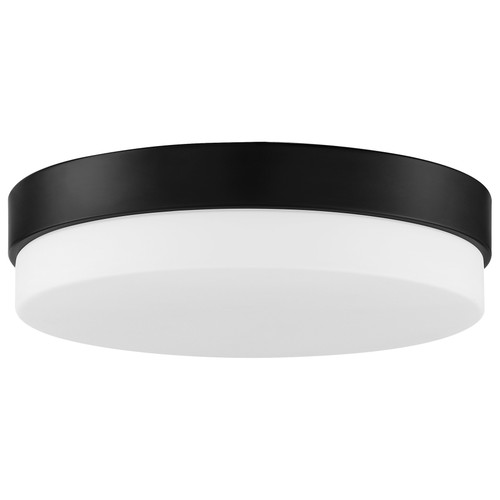 ACCESS LIGHTING 20825LEDD-MBL/OPL 1-Light LED Flush Mount, Matte Black ACCESS LIGHTING 20825LEDD-MBL/OPL 1-Light LED Flush Mount, Matte Black