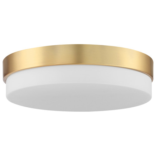ACCESS LIGHTING 20826LEDD-ABB/OPL 1-Light LED Flush Mount, Antique Brushed Brass ACCESS LIGHTING 20826LEDD-ABB/OPL 1-Light LED Flush Mount, Antique Brushed Brass