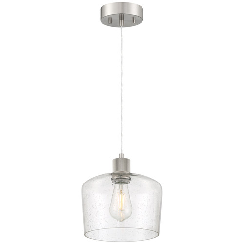 ACCESS LIGHTING 63141LEDDLP-BS/SDG 1-Light Chardonnay LED Pendant, Brushed Steel ACCESS LIGHTING 63141LEDDLP-BS/SDG 1-Light Chardonnay LED Pendant, Brushed Steel