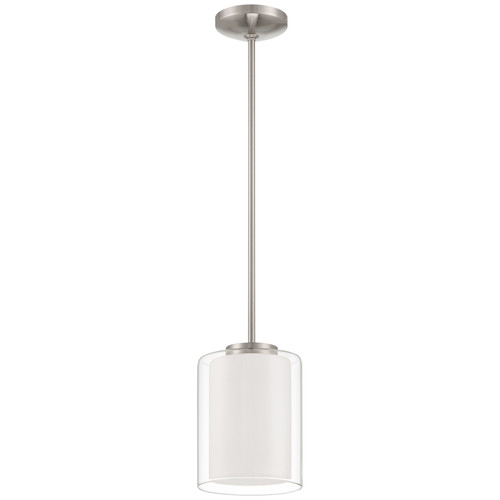 ACCESS LIGHTING 28109-BS/CLOP 1-Light Pendant, Brushed Steel