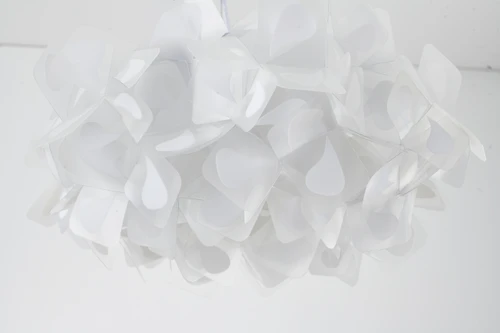 BETHEL INTERNATIONAL DLS44C20CL-1 1-Light LED Chandelier, White