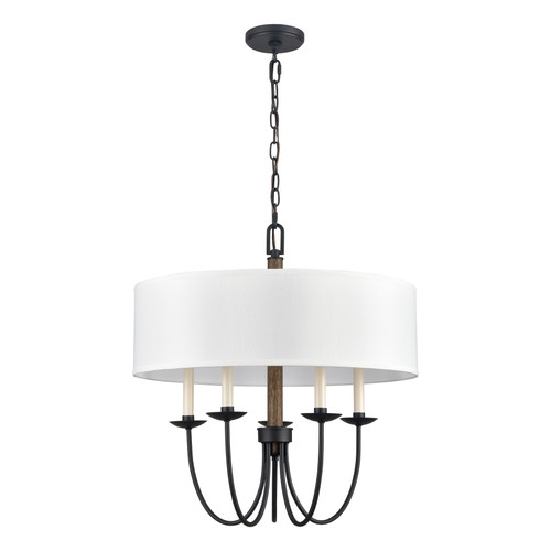 ELK HOME 89706/5 Neville 23'' Wide 5-Light Chandelier - Charcoal Black