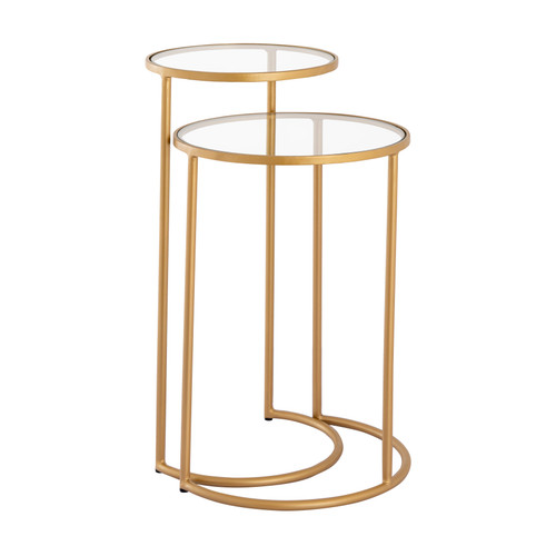 ELK HOME S0805-11201/S2 Marino Accent Table - Gold