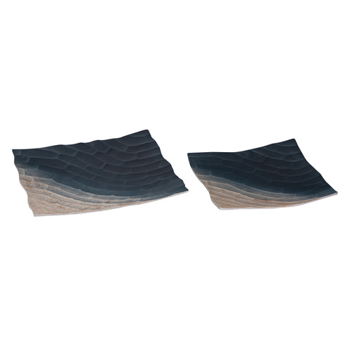 ELK HOME S0807-11361/S2 Colin Tray - Set of 2 Bronze Ombre