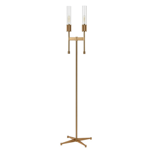 ELK HOME H0019-9577 Beaconsfield 65'' High 2-Light Floor Lamp - Aged Brass
