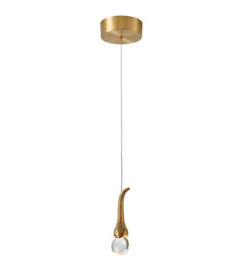 BETHEL INTERNATIONAL OCH05P5G 1-Light LED Pendant, Chrome