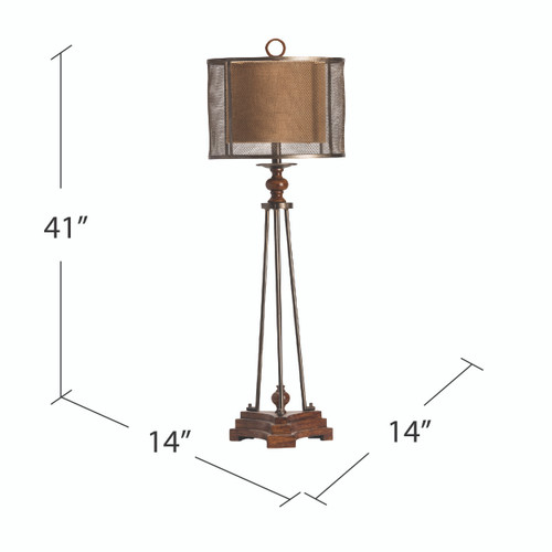 CRESTVIEW COLLECTION CVAVP421 Kenwood Table Lamp