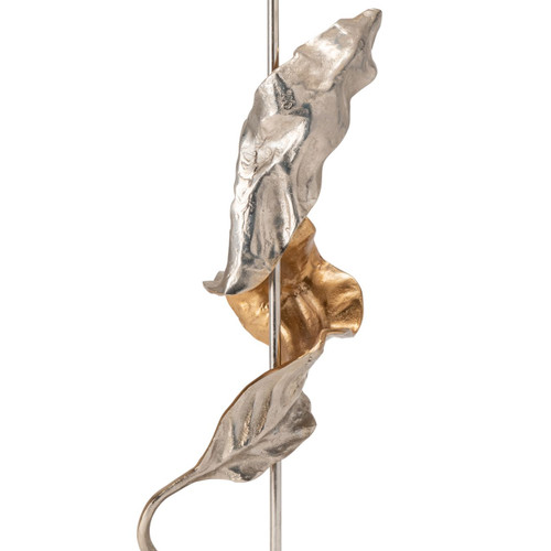 CRESTVIEW COLLECTION CVIDZA032 Willow Two-toned Sculptural Leaf Table Lamp