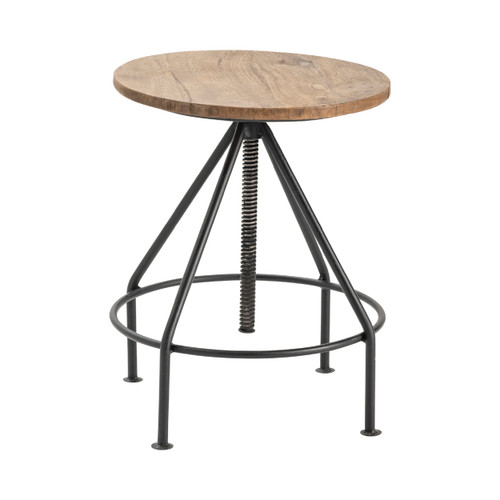 CRESTVIEW COLLECTION CVFNR491 Bengal Manor Mango Wood and Metal Barstools