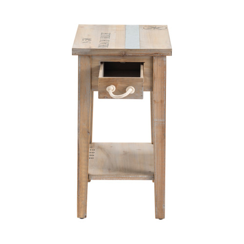 CRESTVIEW COLLECTION CVFZR1005 Grand Isle Chairside Table