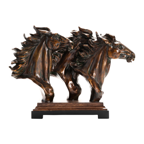 CRESTVIEW COLLECTION CVDEP062 Running Free Statue 23 x 7.5 x 17.5"Ht.