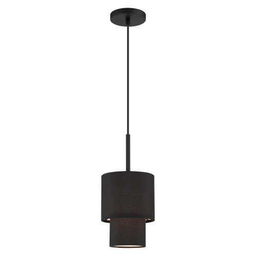 LIVEX LIGHTING 50271-04 1 Light Black Mini Pendant LIVEX LIGHTING 50271-04 1 Light Black Mini Pendant