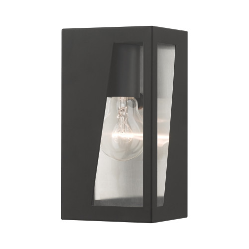 LIVEX LIGHTING 28931-04 1 Light Black Outdoor Small ADA Wall Lantern LIVEX LIGHTING 28931-04 1 Light Black Outdoor Small ADA Wall Lantern