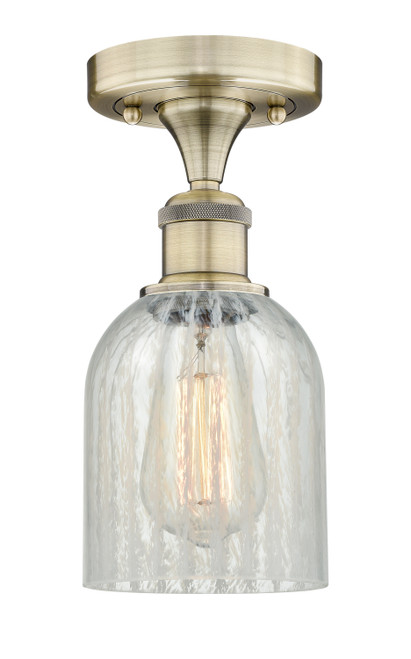 INNOVATIONS 616-1F-AB-G2511 Caledonia 1 5 inch Flush Mount Antique Brass