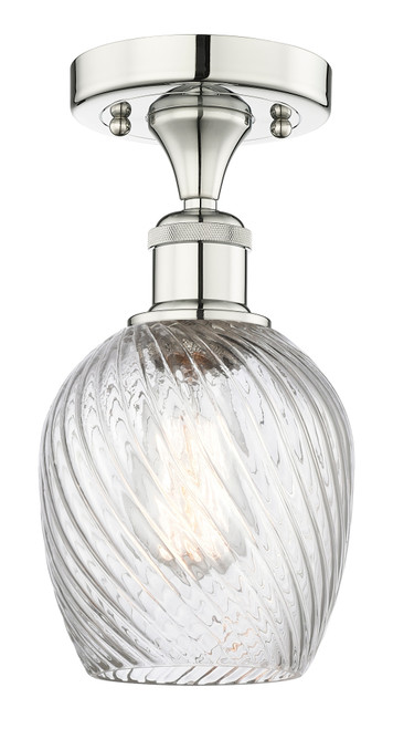 INNOVATIONS 616-1F-PN-G292 Salina 1 5 inch Flush Mount Polished Nickel