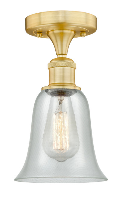 INNOVATIONS 616-1F-SG-G2812 Hanover 1 6.25 inch Flush Mount Satin Gold