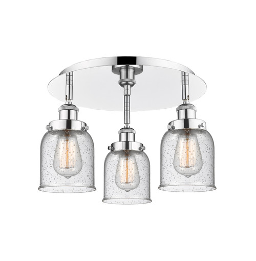 INNOVATIONS 916-3C-PC-G54 Cone 3 16.75 inch Flush Mount Polished Chrome