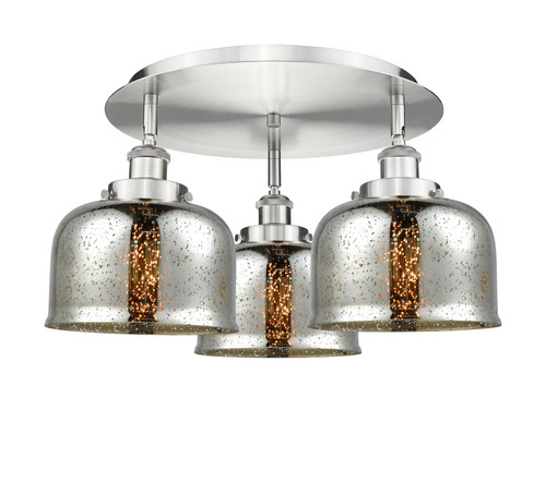 INNOVATIONS 916-3C-SN-G78 Cone 3 19.75 inch Flush Mount Satin Nickel
