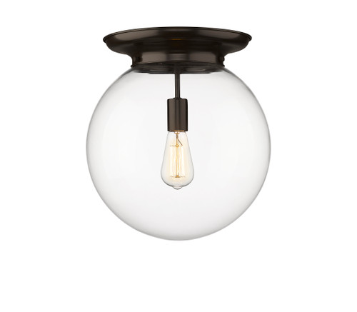 INNOVATIONS 221-1F-OB-G202-14 Beacon 1 14 inch Flush Mount Oil Rubbed Bronze