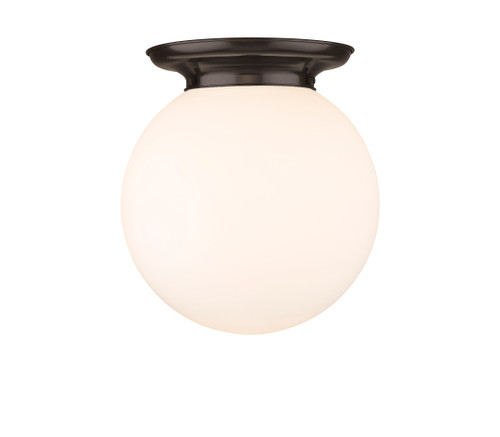 INNOVATIONS 221-1F-OB-G201-14 Beacon 1 14 inch Flush Mount Oil Rubbed Bronze