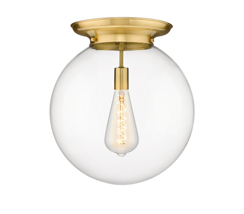 INNOVATIONS 221-1F-SG-G202-16 Beacon 1 16 inch Flush Mount Satin Gold