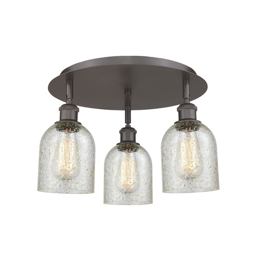 INNOVATIONS 516-3C-OB-G259 Caledonia 3 16.75 inch Flush Mount Oil Rubbed Bronze