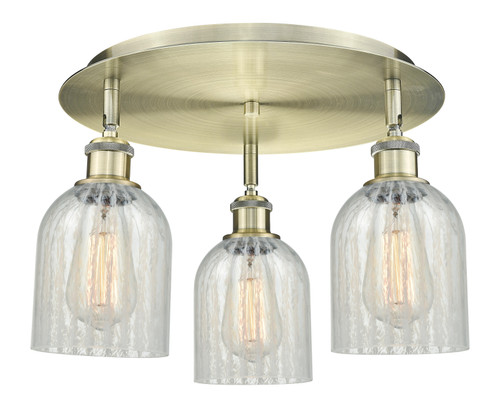 INNOVATIONS 516-3C-AB-G2511 Caledonia 3 16.75 inch Flush Mount Antique Brass
