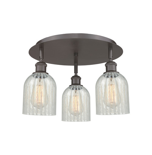 INNOVATIONS 516-3C-OB-G2511 Caledonia 3 16.75 inch Flush Mount Oil Rubbed Bronze