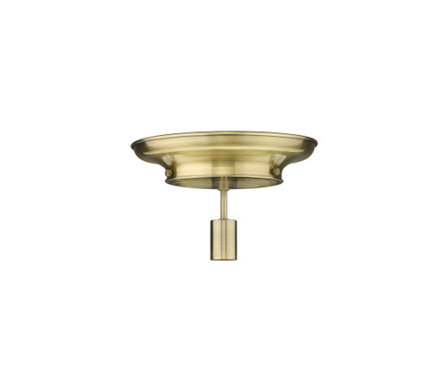 INNOVATIONS 221-1F-AB Beacon 1 16 inch Flush Mount Antique Brass