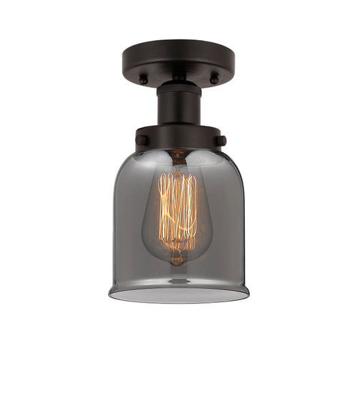INNOVATIONS 616-1F-OB-G53 Bell 1 Light 6.5 inch Semi-Flush Mount Oil Rubbed Bronze