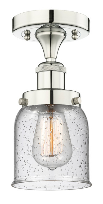 INNOVATIONS 616-1F-PN-G54 Bell 1 6.5 inch Semi-Flush Mount Polished Nickel