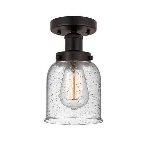 INNOVATIONS 616-1F-OB-G54 Bell 1 Light 6.5 inch Semi-Flush Mount Oil Rubbed Bronze
