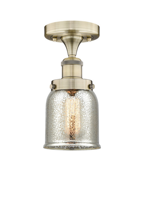 INNOVATIONS 616-1F-AB-G58 Bell 1 6.5 inch Semi-Flush Mount Antique Brass