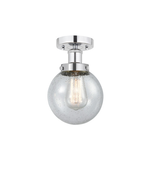 INNOVATIONS 616-1F-PC-G204-6 Beacon 1 Light 6.5 inch Semi-Flush Mount Polished Chrome