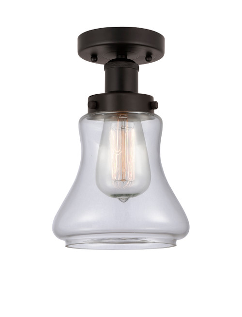 INNOVATIONS 616-1F-OB-G192 Bellmont 1 Light 6.5 inch Semi-Flush Mount Oil Rubbed Bronze
