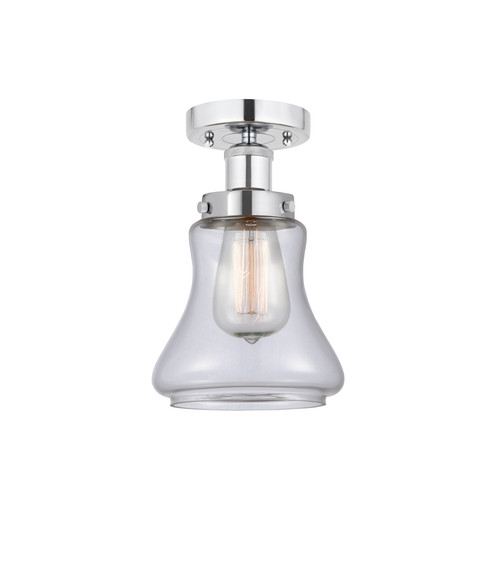 INNOVATIONS 616-1F-PC-G192 Bellmont 1 Light 6.5 inch Semi-Flush Mount Polished Chrome