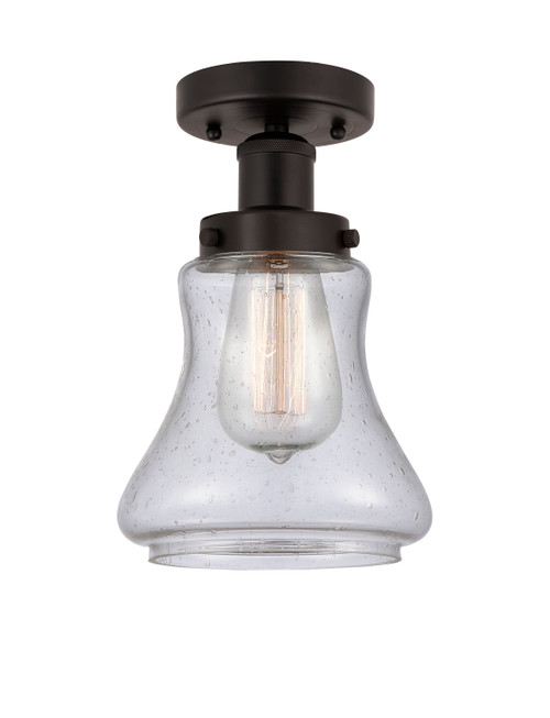 INNOVATIONS 616-1F-OB-G194 Bellmont 1 Light 6.5 inch Semi-Flush Mount Oil Rubbed Bronze