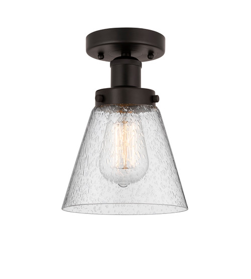 INNOVATIONS 616-1F-OB-G64 Cone 1 Light 6.5 inch Semi-Flush Mount Oil Rubbed Bronze