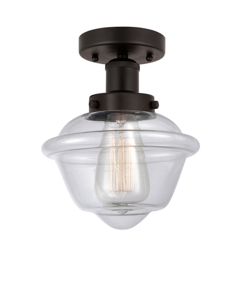 INNOVATIONS 616-1F-OB-G532 Oxford 1 Light 6.5 inch Semi-Flush Mount Oil Rubbed Bronze