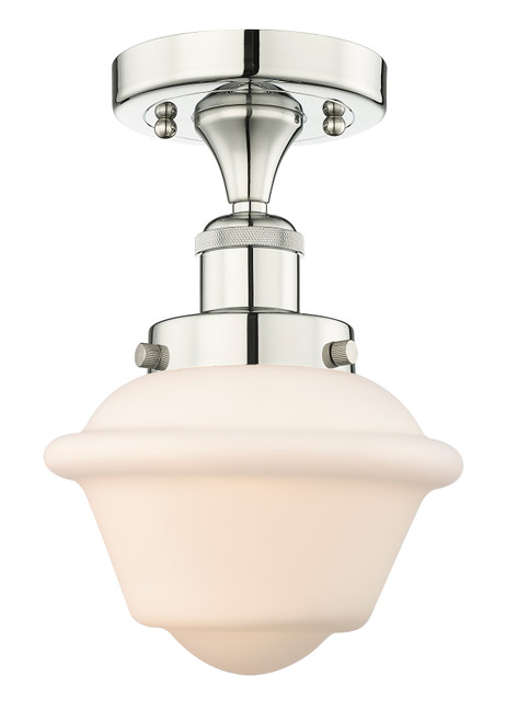 INNOVATIONS 616-1F-PN-G531 Oxford 1 6.5 inch Semi-Flush Mount Polished Nickel