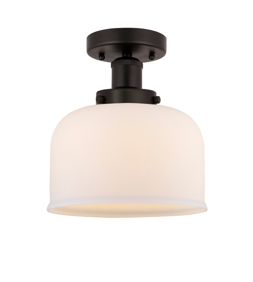 INNOVATIONS 616-1F-OB-G71 Bell 1 Light 6.5 inch Semi-Flush Mount Oil Rubbed Bronze