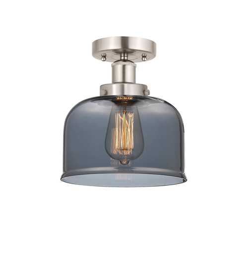 INNOVATIONS 616-1F-SN-G73 Bell 1 Light 6.5 inch Semi-Flush Mount Brushed Satin Nickel