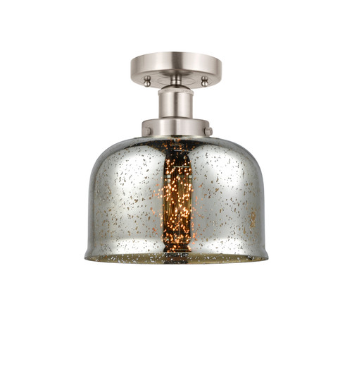 INNOVATIONS 616-1F-SN-G78 Bell 1 Light 6.5 inch Semi-Flush Mount Brushed Satin Nickel