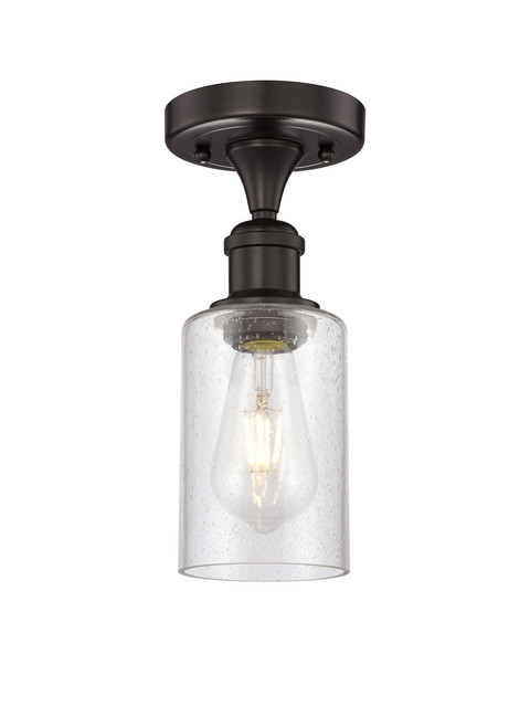 INNOVATIONS 616-1F-OB-G804 Clymer 1 3.875 inch Semi-Flush Mount Oil Rubbed Bronze