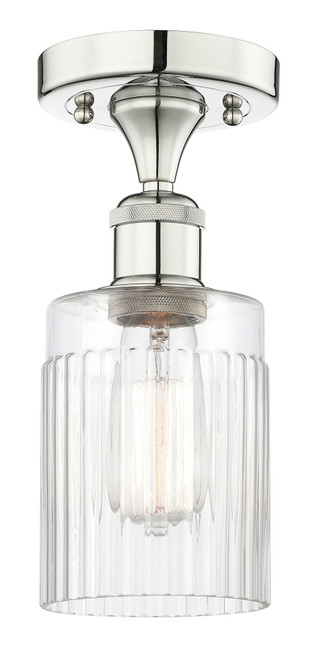 INNOVATIONS 616-1F-PN-G342 Hadley 1 4.5 inch Semi-Flush Mount Polished Nickel