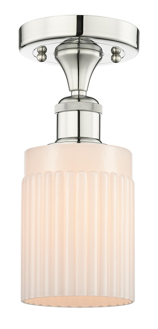 INNOVATIONS 616-1F-PN-G341 Hadley 1 4.5 inch Semi-Flush Mount Polished Nickel