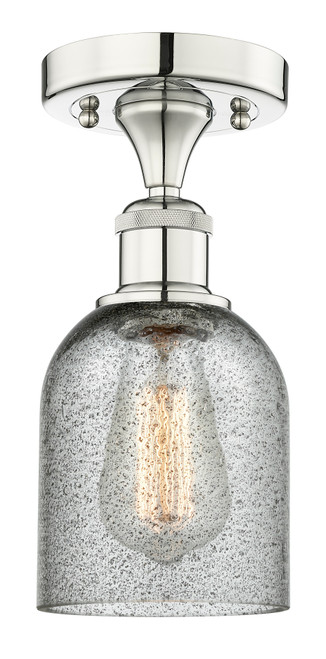 INNOVATIONS 616-1F-PN-G257 Caledonia 1 5 inch Semi-Flush Mount Polished Nickel