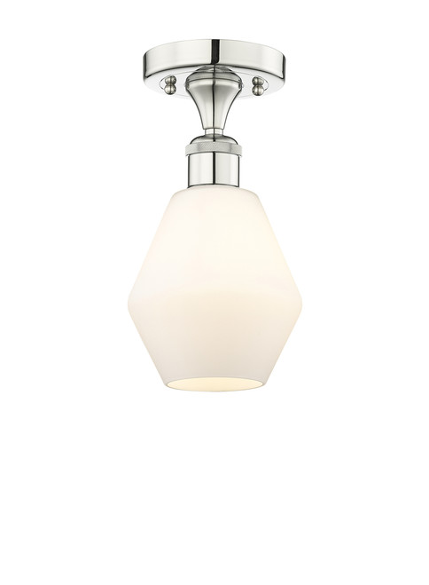 INNOVATIONS 616-1F-PN-G651-6 Cindyrella 1 6 inch Semi-Flush Mount Polished Nickel