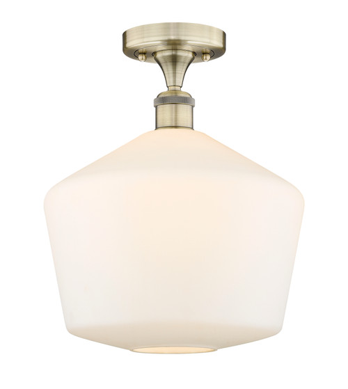 INNOVATIONS 616-1F-AB-G651-12 Cindyrella 1 12 inch Semi-Flush Mount Antique Brass