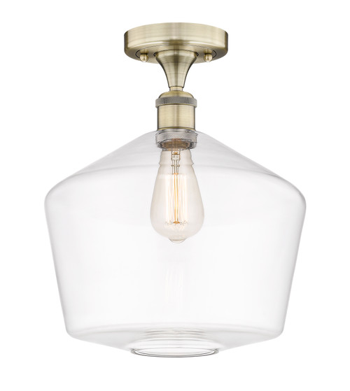 INNOVATIONS 616-1F-AB-G652-12 Cindyrella 1 12 inch Semi-Flush Mount Antique Brass